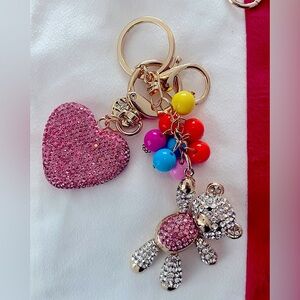 Super sparkly purse 👛 charm, diaper bag charm or keychain 🎀. Custom design!